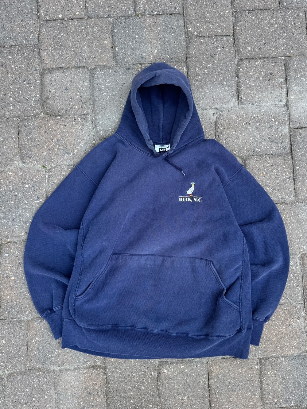 Vintage 90s Lee Superweight Duck NC Hoodie